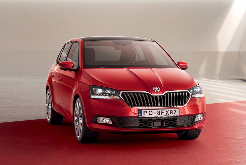 Škoda Fabia na drodze
