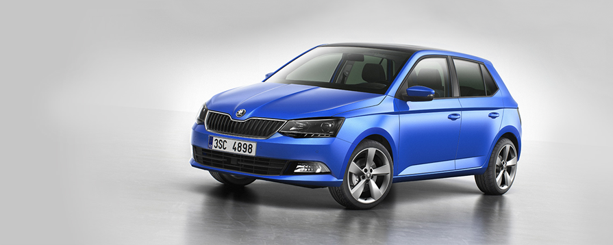 Niebieska Nowa Fabia