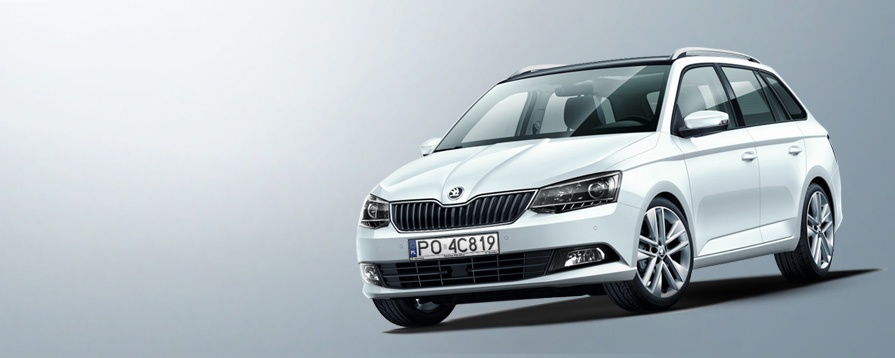 Biała Nowa Fabia Combi