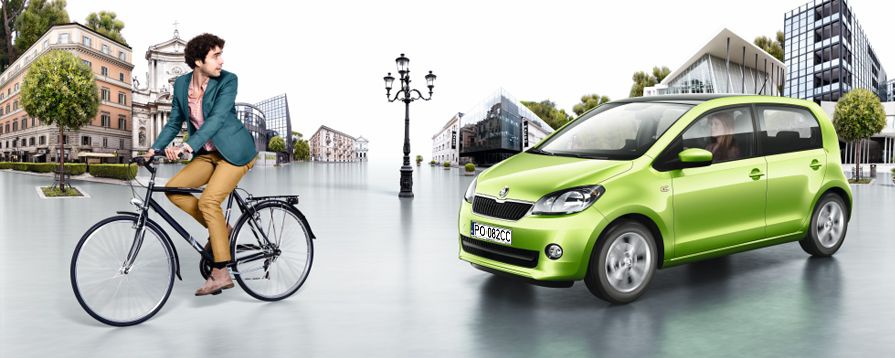 Citigo 3-drzwiowy w przestrzeni miejskiej