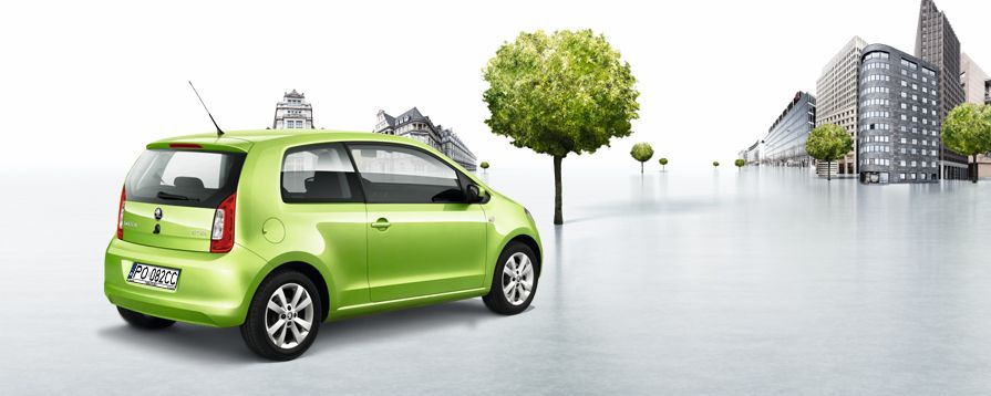 Citigo 3-drzwiowy - widok z tyłu