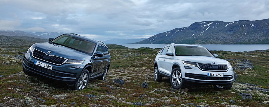 ŠKODA KODIAQ to pierwszy 7-miejscowy SUV marki. Jest przykładem siły i praktyczności.