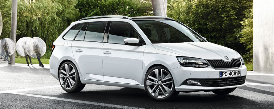 Nowa Fabia Combi - widok od przodu